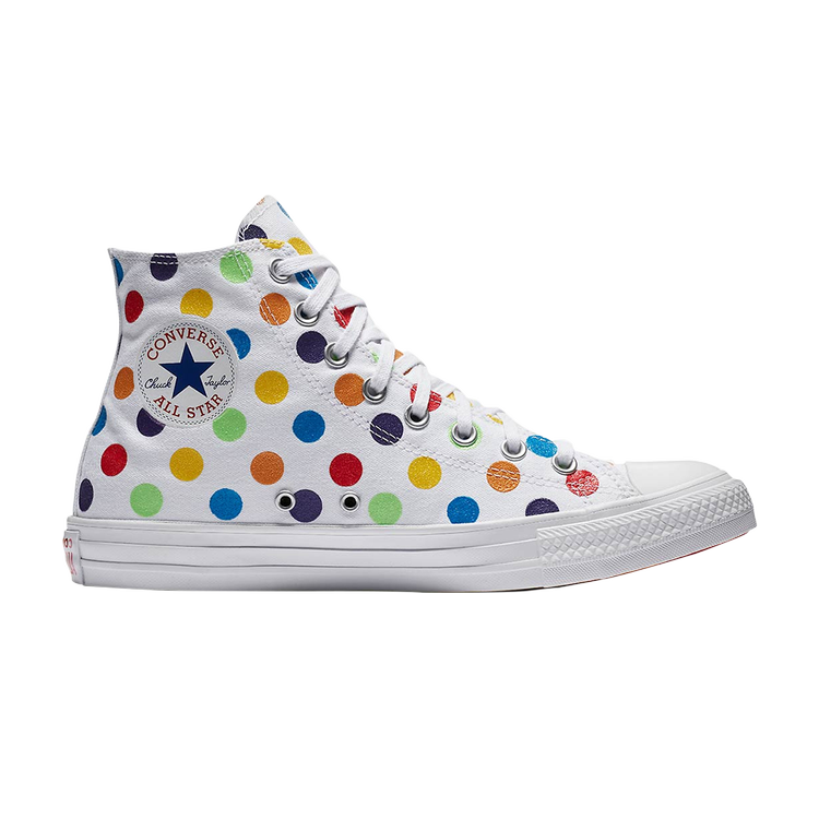 Кроссовки Converse Miley Cyrus x Chuck Taylor All Star Hi 'Pride', белый converse x miley cyrus all star skateboarding shoes classic women canvas high top anti slippery resistant comfortable