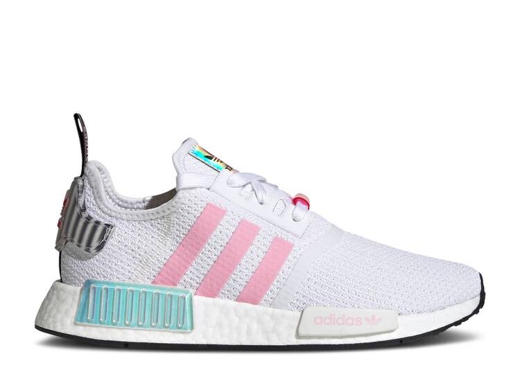 

Кроссовки Adidas WMNS NMD_R1 'WHITE TRUE PINK HOLOGRAM', белый