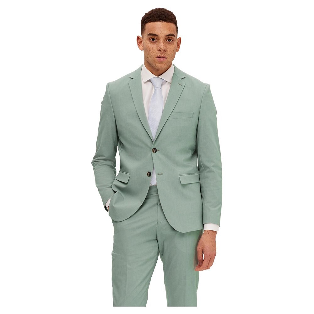 

Блейзер Selected Liam Slim Fit Flex B, зеленый