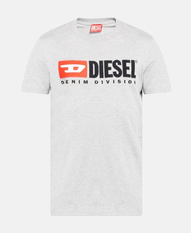 

Футболка Diesel, светло-серый