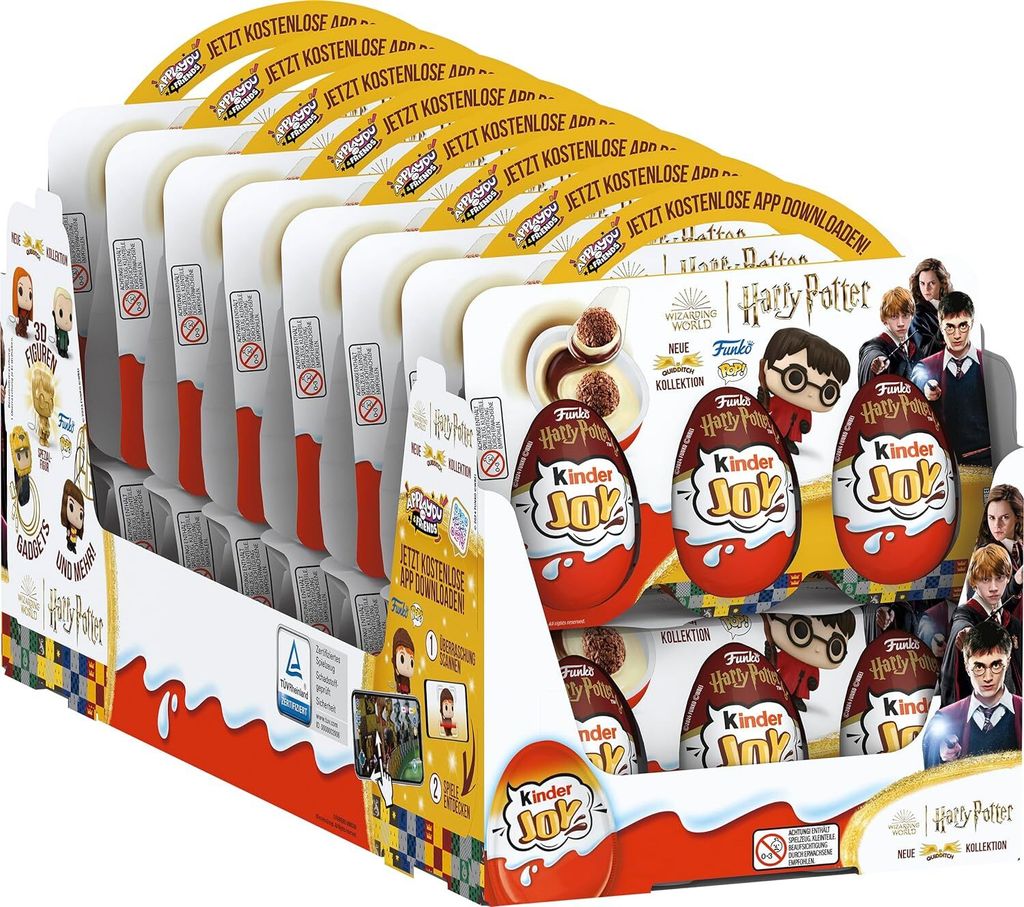 Kinder Joy Гарри Поттер — 16 х 3 Kinder Joys Ferrero – купить из-за границы  через сервис «CDEK.Shopping»