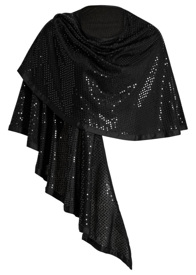 

Пончо шаль Bpc Bonprix Collection, черный
