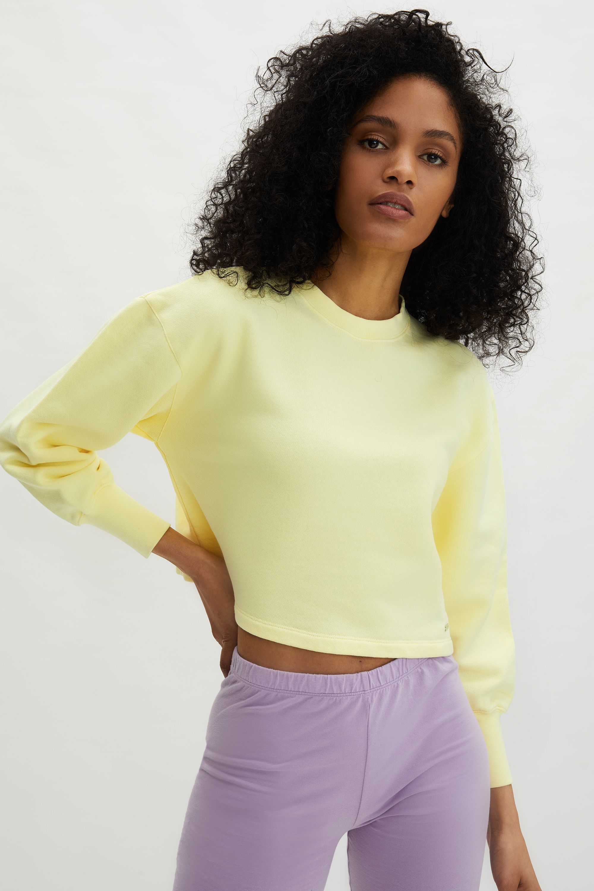цена Толстовка ADLYSH Hideaway Sweater, цвет Pastel Yellow