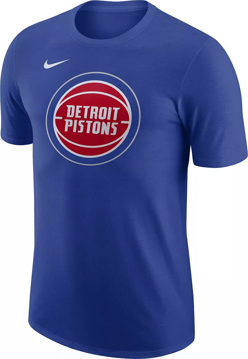 

Мужская синяя футболка с логотипом Nike Detroit Pistons Essential