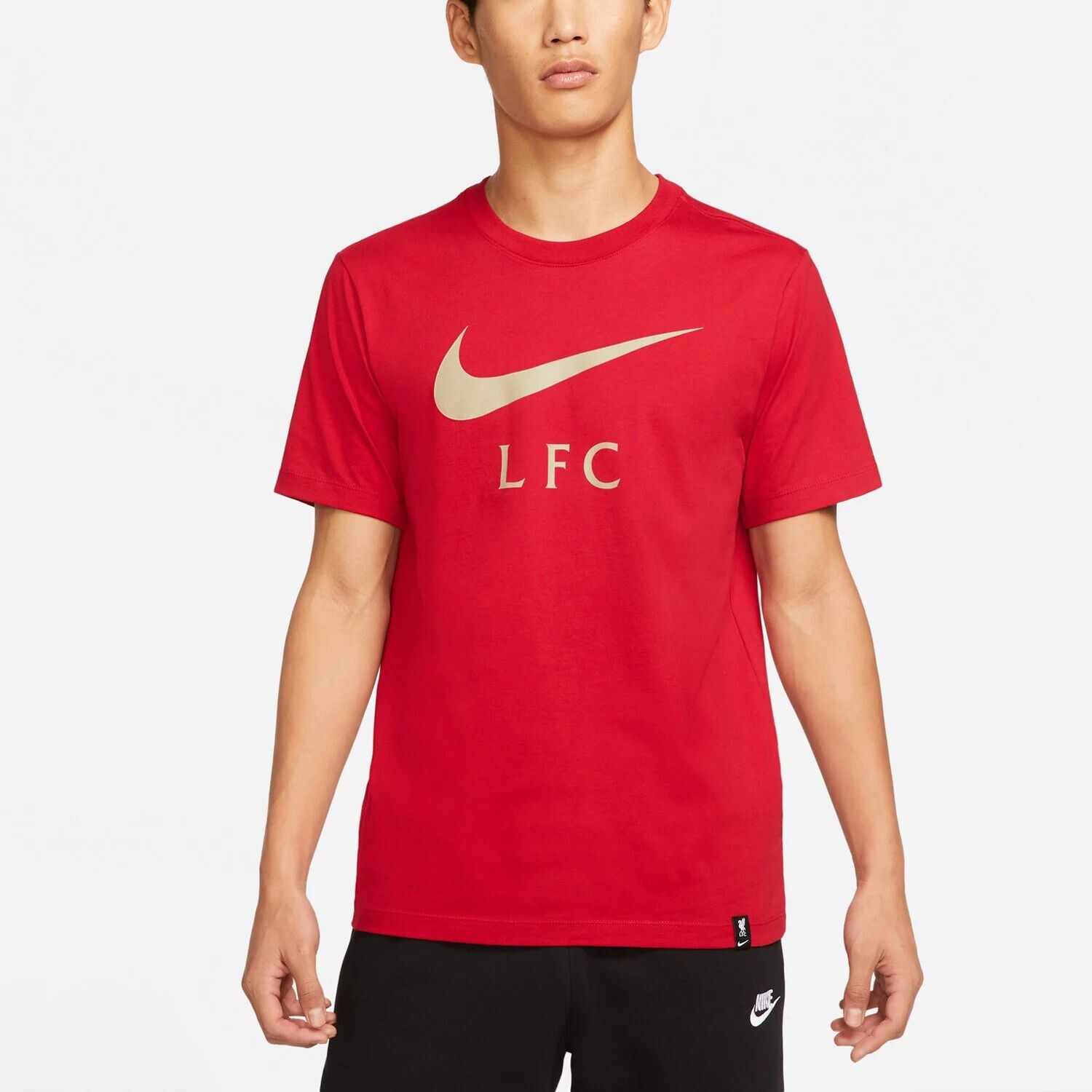 

Мужская красная футболка с галочкой Nike Liverpool Club, Красный