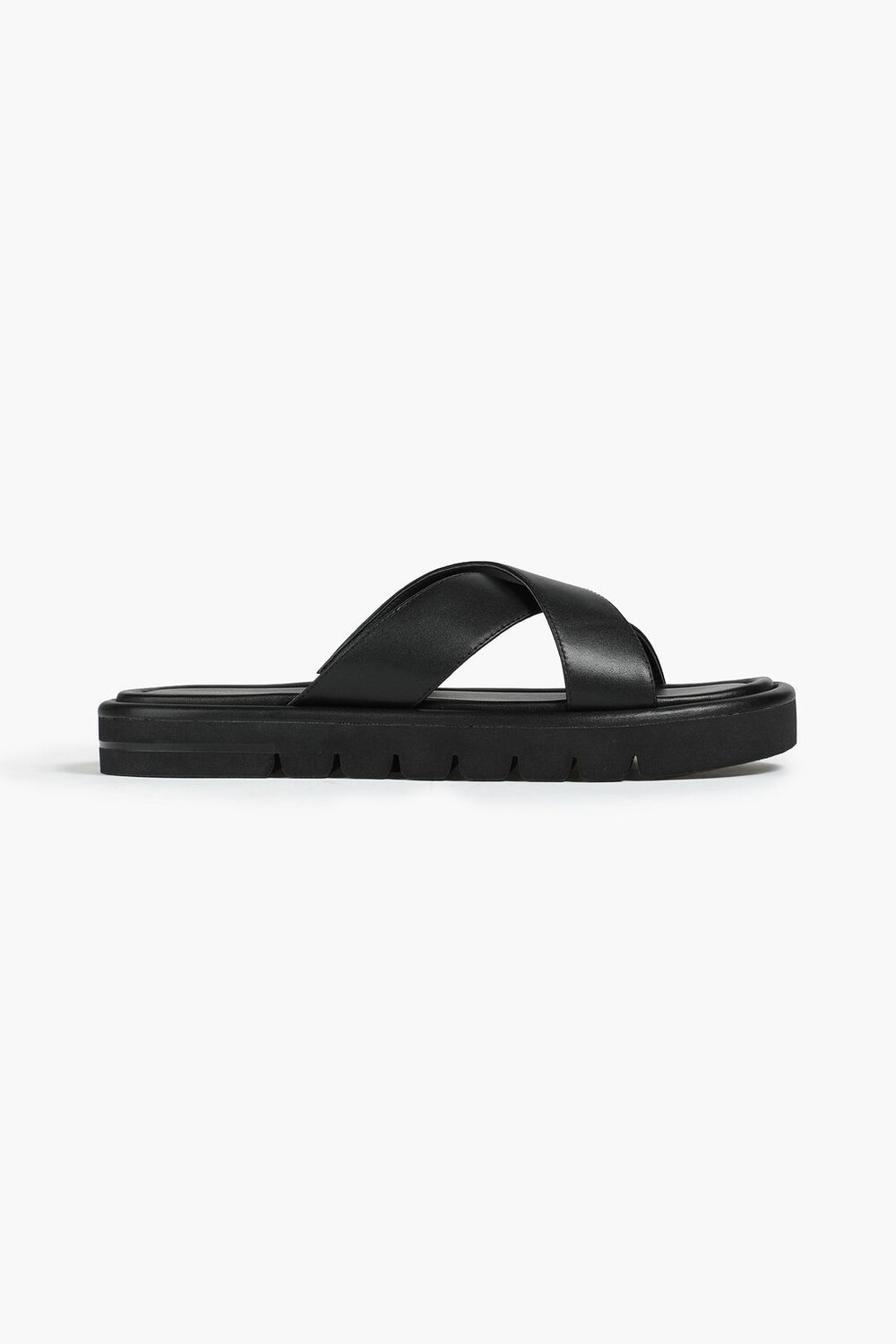 

Кожаные шлепанцы STUART WEITZMAN, черный