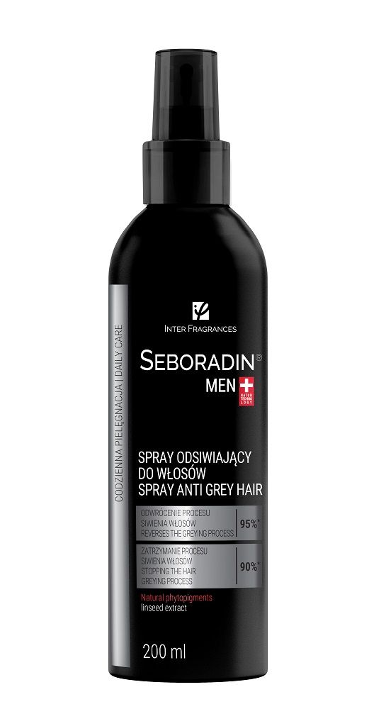 

Seboradin Men обезжиривающий спрей для волос, 200 ml