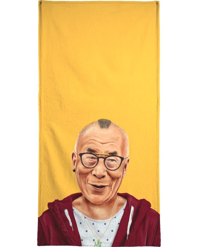 Полотенце для ванной Juniqe Dalai Lama, красочный