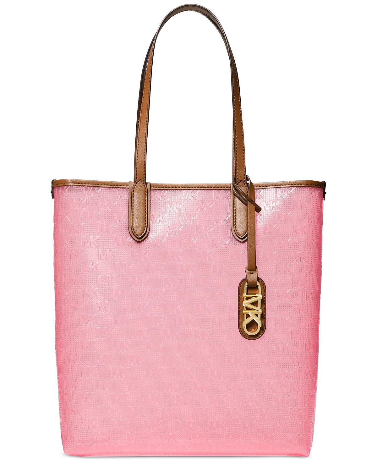 

Большая прозрачная сумка-тоут с логотипом Eliza North South Michael Kors
