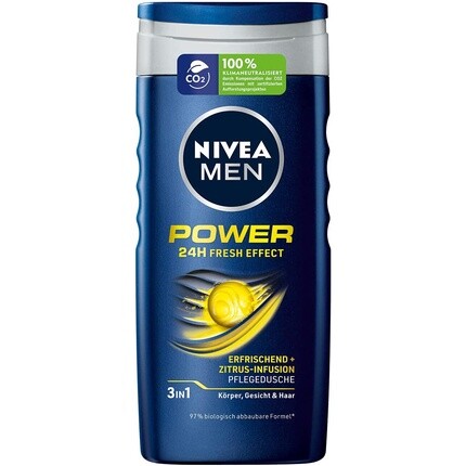 

Гель для душа Power Fresh для мужчин 250мл, Nivea