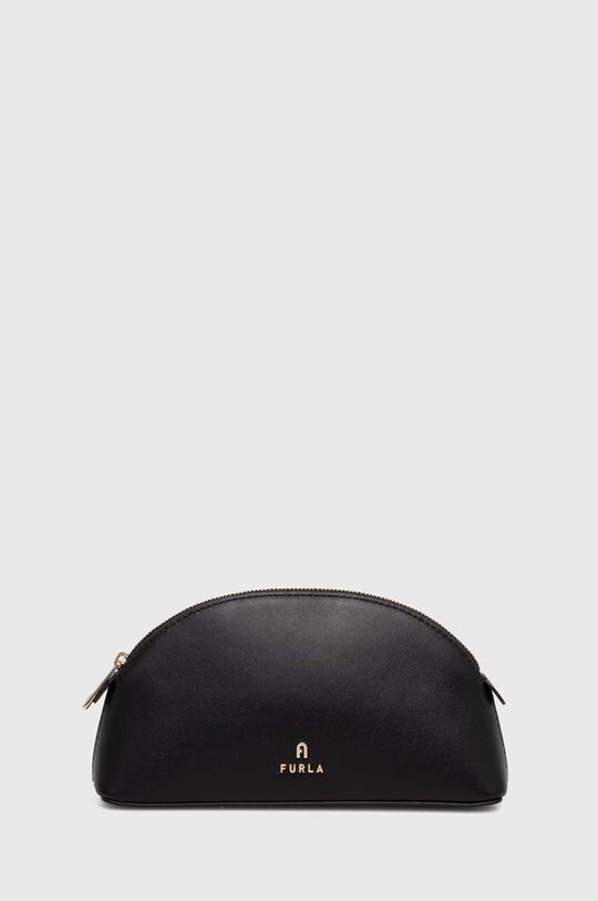 

Кожаная сумка Furla, черный