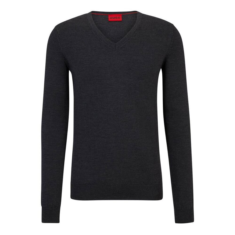 

Свитер HUGO San Vredo-M V Neck, серый