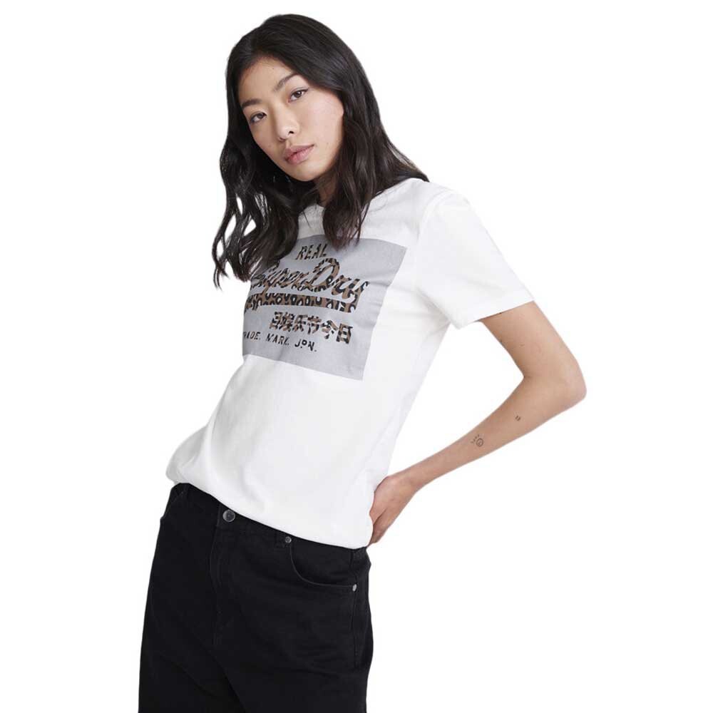 

Футболка Superdry Vintage Logo Reflective Box, белый