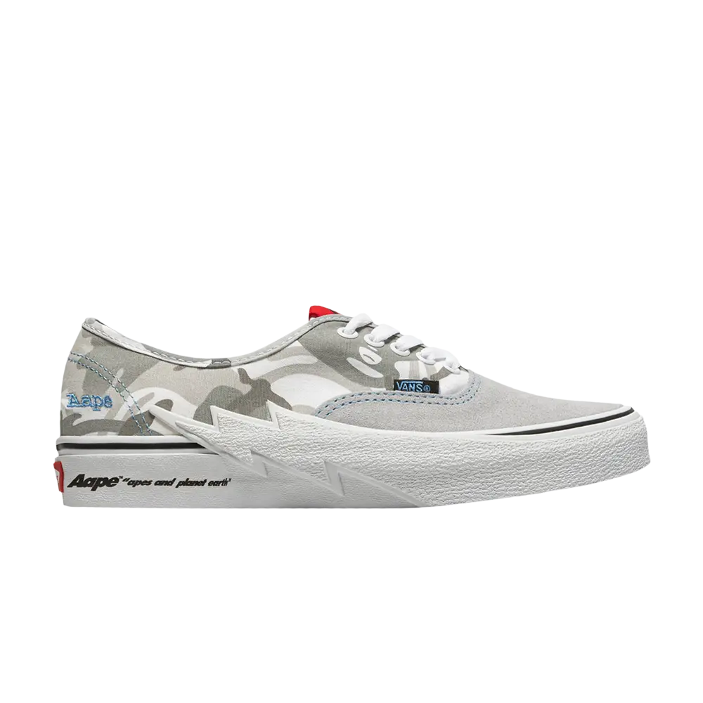 цена Ботинки AAPE x Authentic Vans, серый