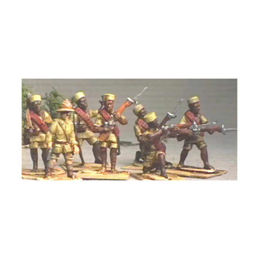 

Британская Восточная Африка — смешанный набор King's African Rifles (28 мм) (30), Colonial Wars Troops (28mm) (Reviresco)