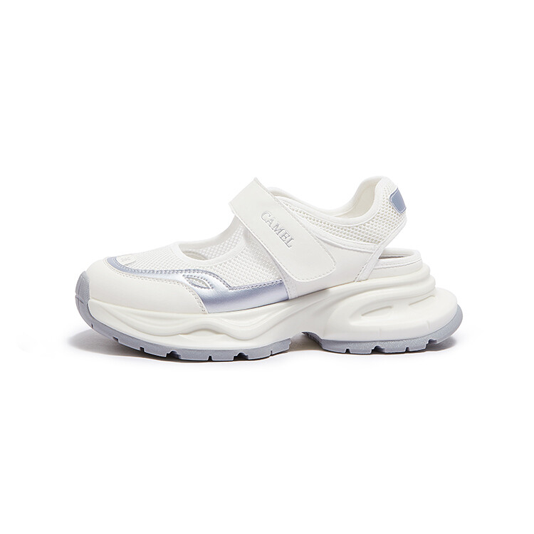 

Кроссовки CAMEL Chunky Sneakers Women's Low-top, белый/серебряный