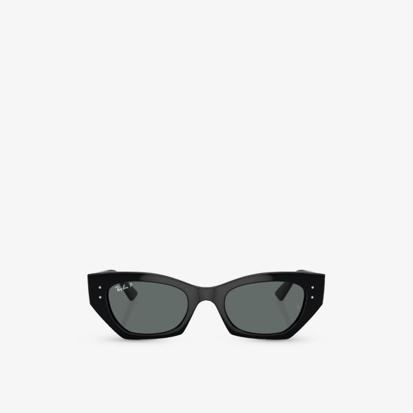 Rb4430 zena солнцезащитные очки в инъекционной оправе неправильной формы Ray-Ban, черный