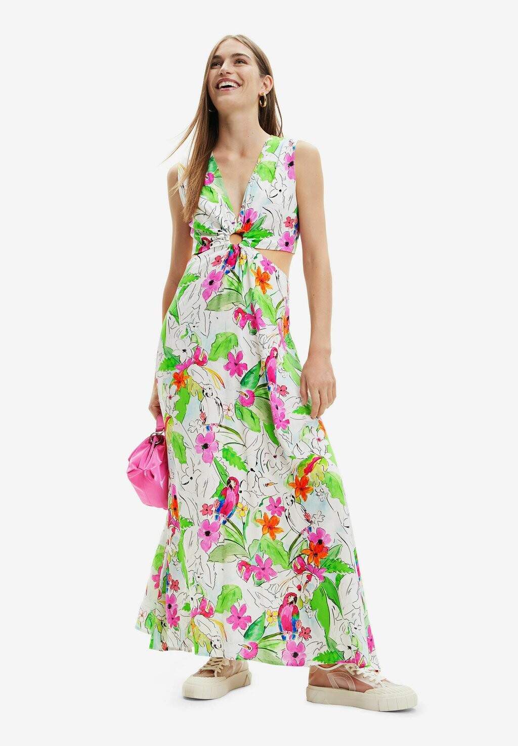 

Длинное платье Desigual, мультиколор