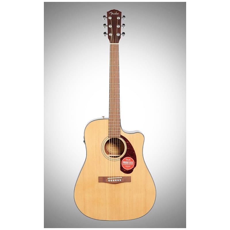 Акустическая гитара Fender CD-140SCE Dreadnought Acoustic-Electric Guitar, with Walnut Fingerboard акустическая гитара fender cd 140sce solid top a e with case