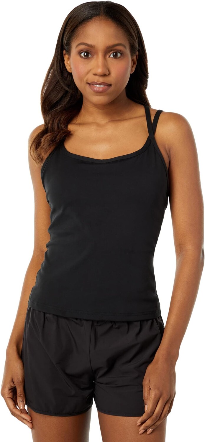 

Топ THRIVE SOCIETE Long Double Strap Cami, черный