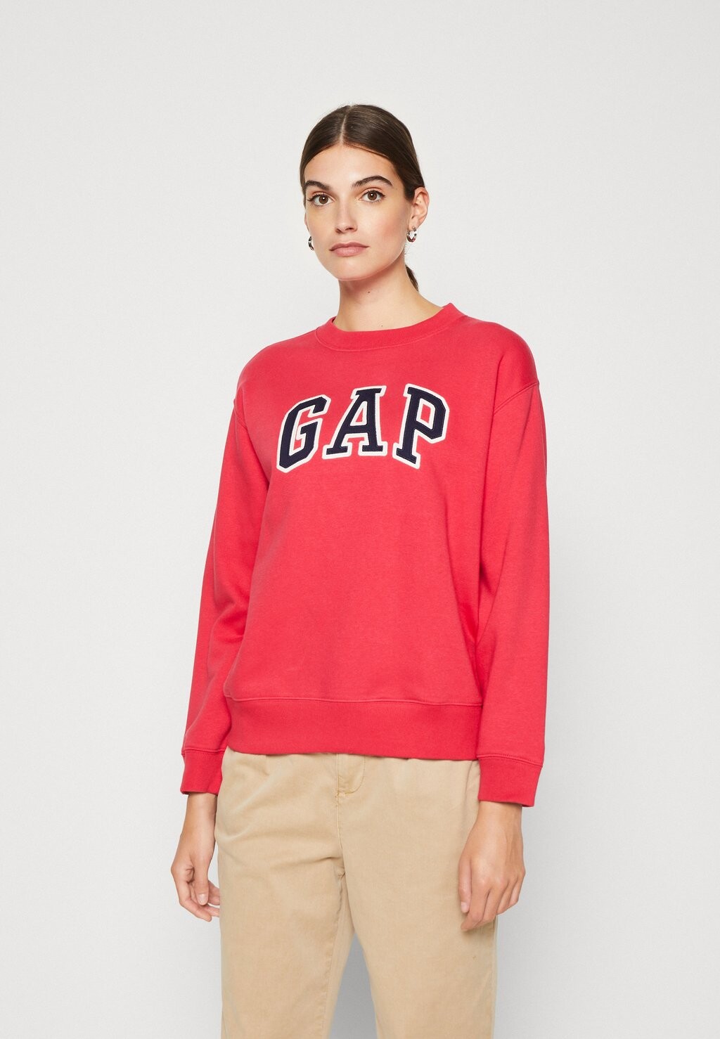 

Толстовка GAP Heritage Crew, viva пурпурный, Фиолетовый;красный