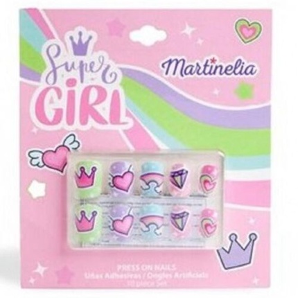 Наклейки для ногтей Martinelia Super Girl для детей макияж для детей martinelia мега кейс с косметикой super girl