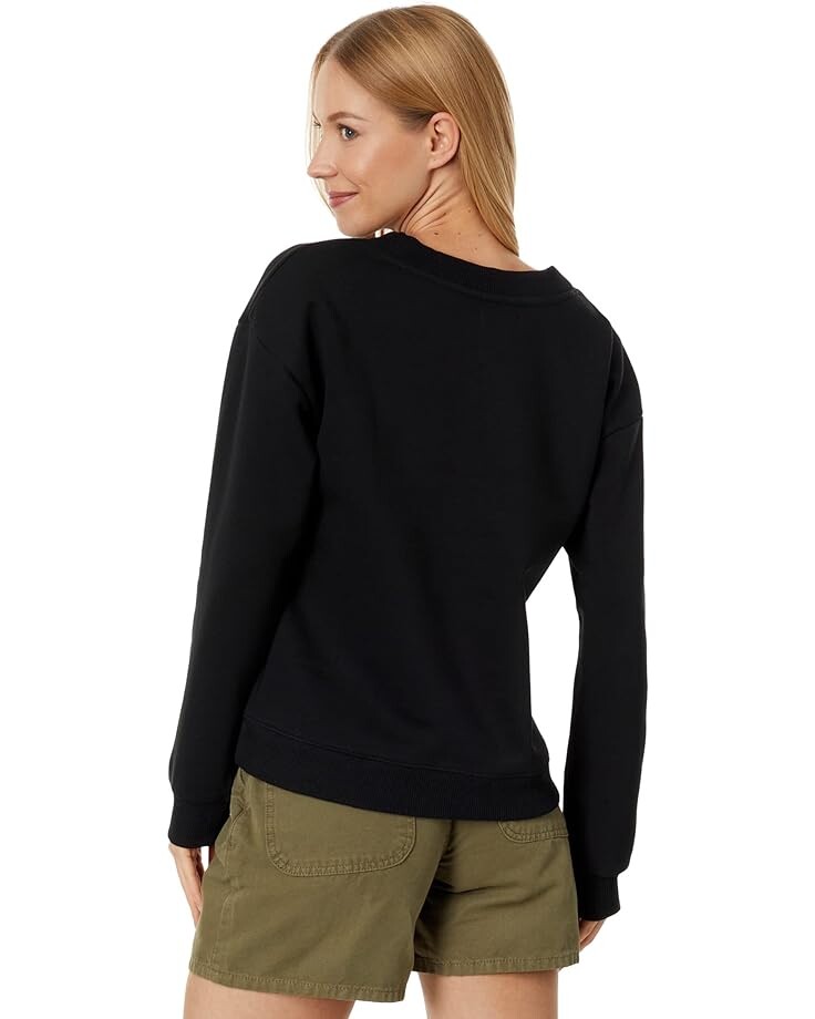 

Толстовка PACT Courtside V-Neck Sweatshirt, черный