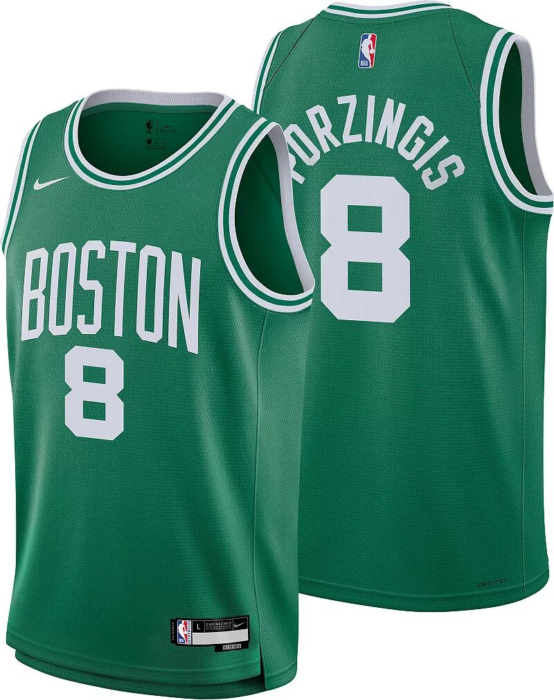 

Джерси Nike Youth Boston Celtics Кристапс Порзингис № 8 со значком