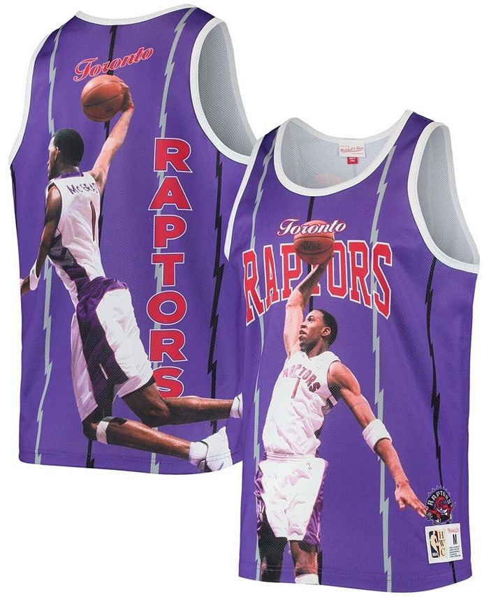 

Мужская фиолетовая майка Tracy McGrady Toronto Raptors из твердой древесины Classics Player Mitchell & Ness, цвет Purple