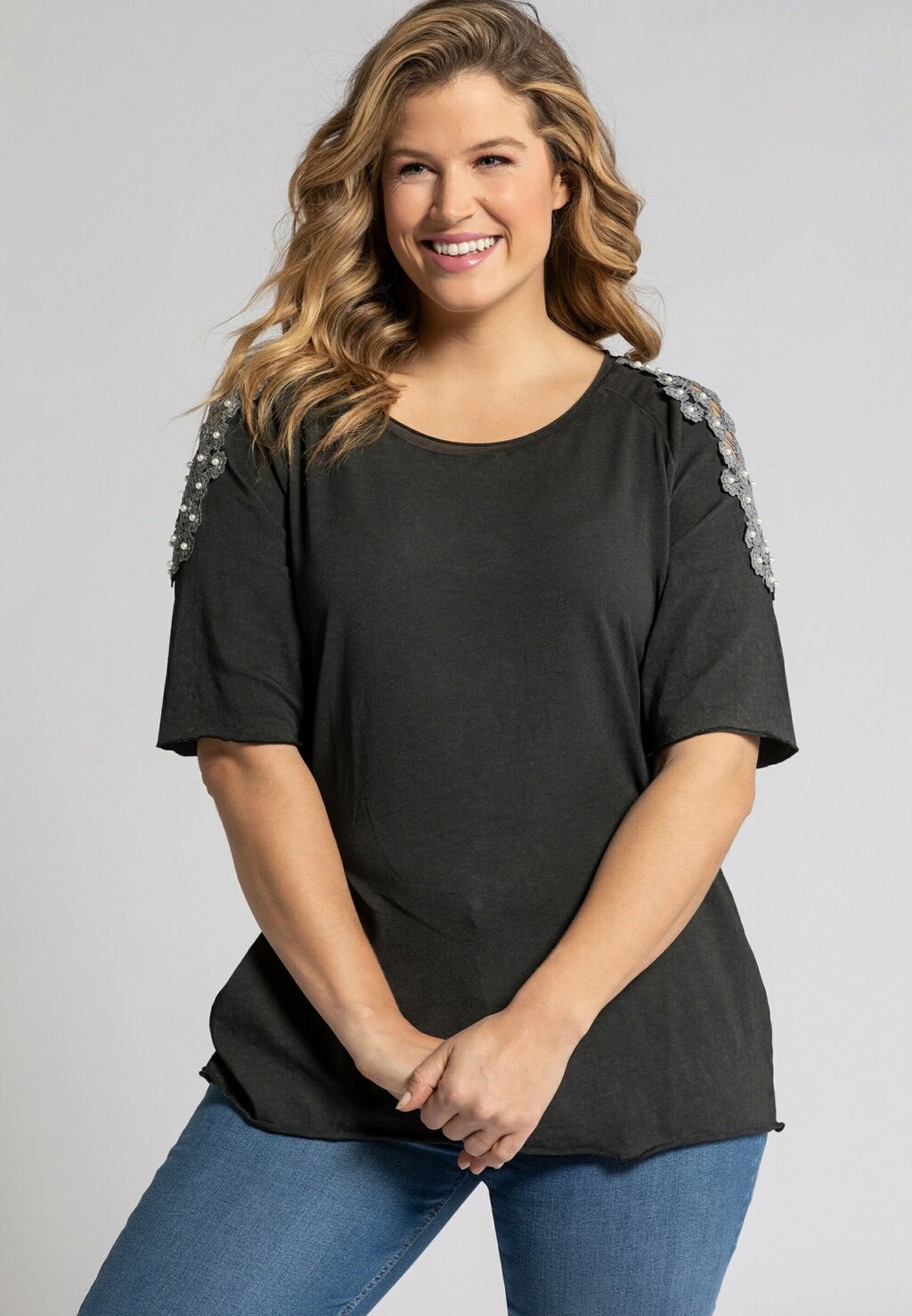 

Блуза Ulla Popken, черный