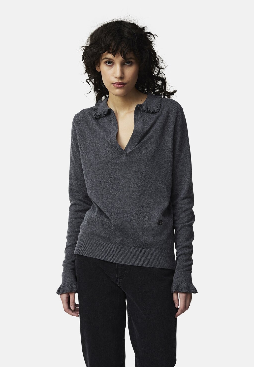 

Свитер Cassandra Lexington, цвет dark gray melange