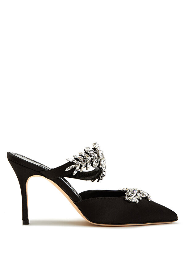 

Черные вечерние туфли на каблуке lurum Manolo Blahnik