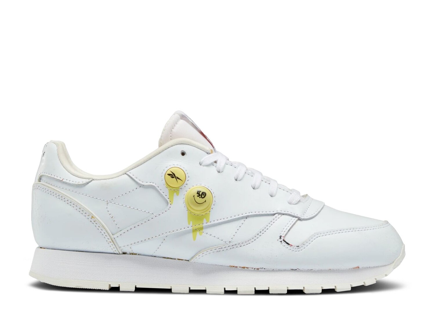 

Кроссовки Reebok Smiley X Classic Leather Pump '50Th Anniversary', белый