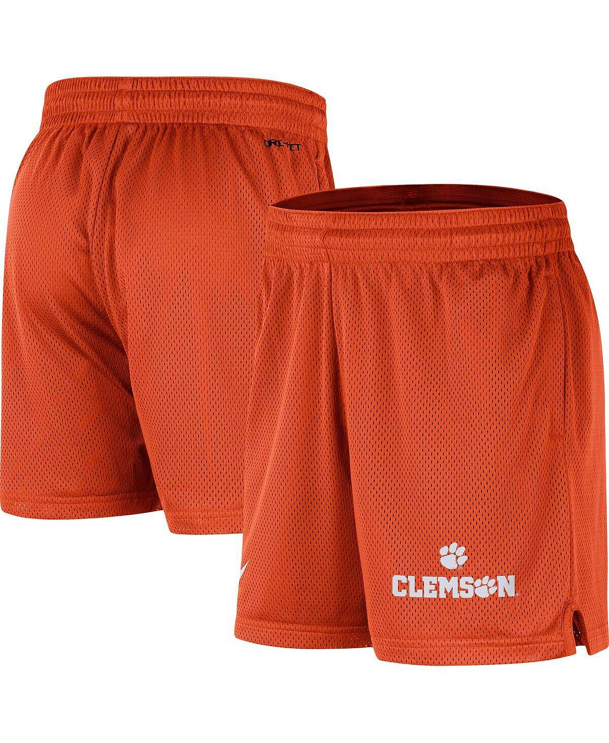 

Мужские оранжевые шорты Clemson Tigers Performance в сетку Nike