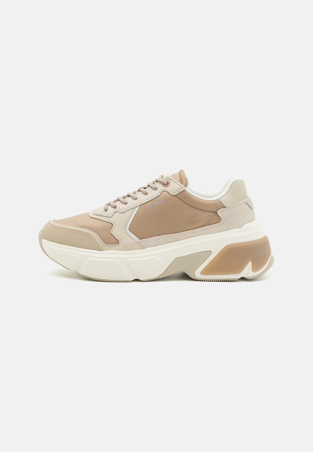 

Низкие кроссовки LACE UP MIX Calvin Klein, перо/серый