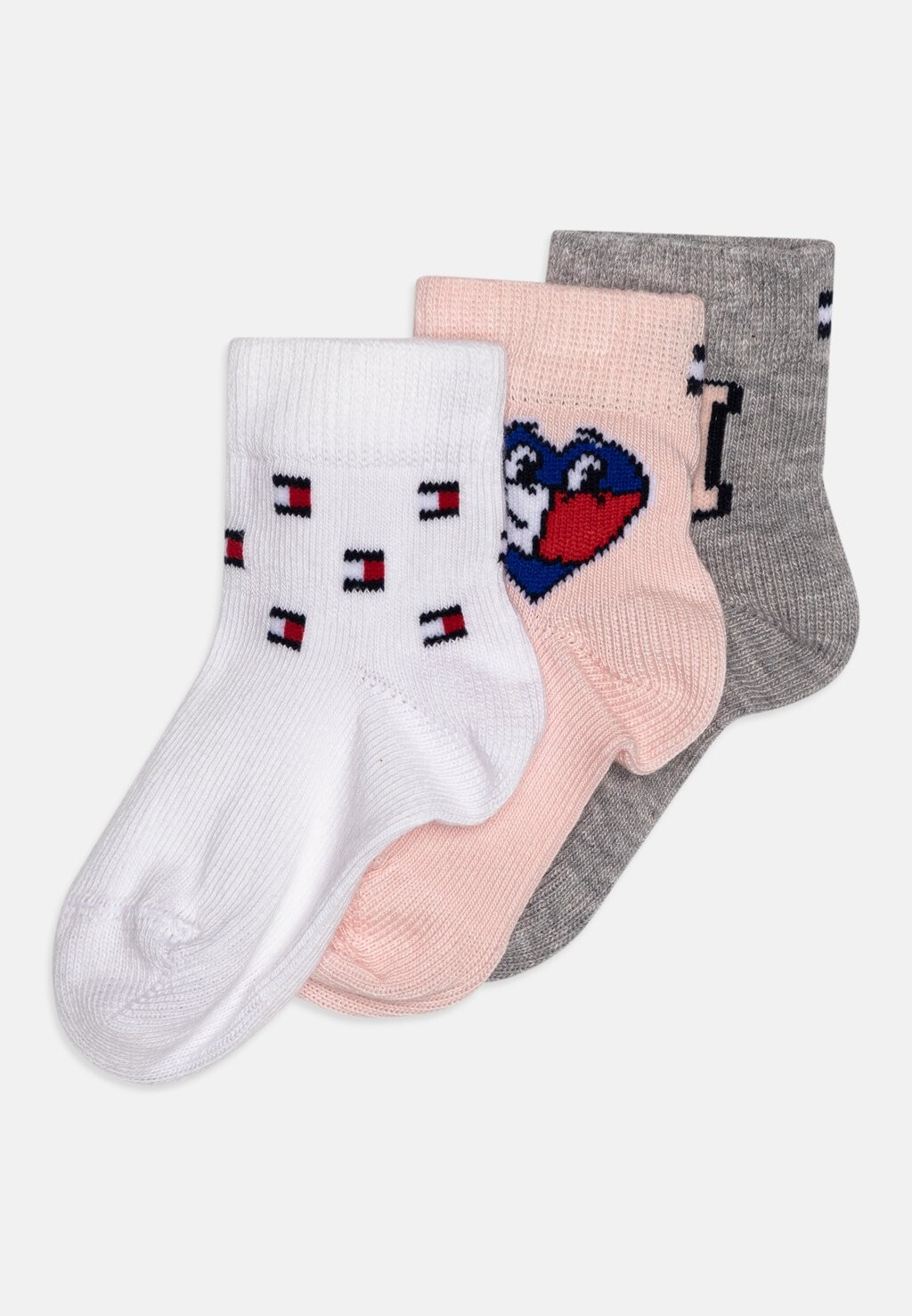 

Носки BABY GIFTBOX UNISEX 3 PACK Tommy Hilfiger, цвет pink