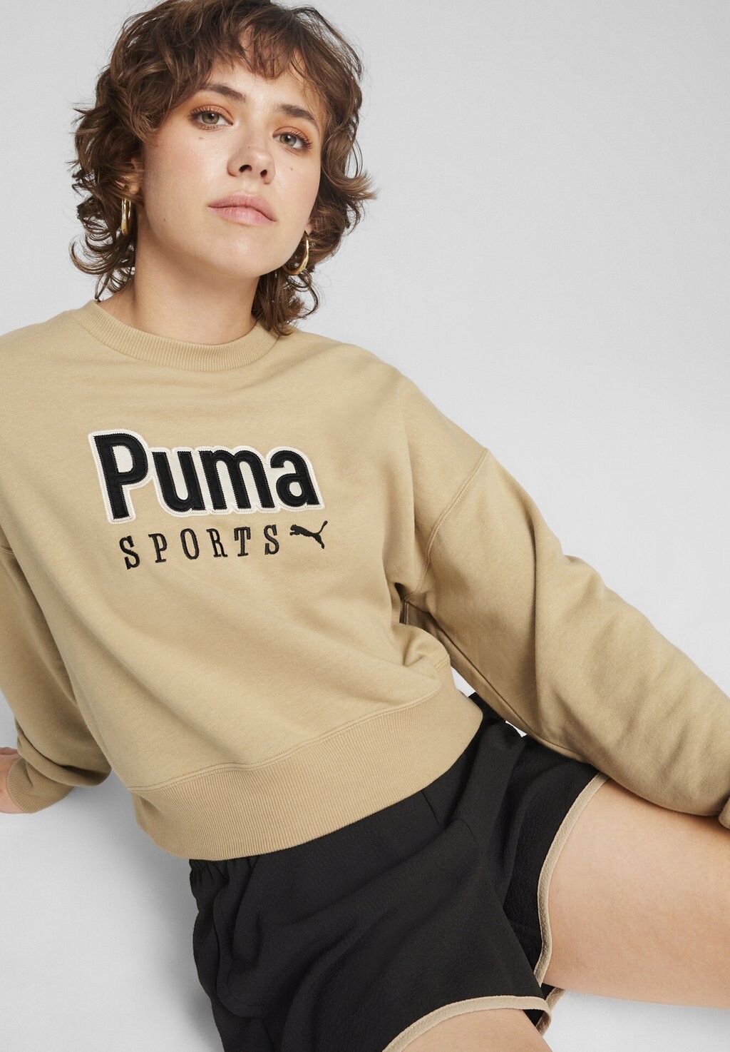 

Толстовка RUNDHALS Puma, цвет prairie tan