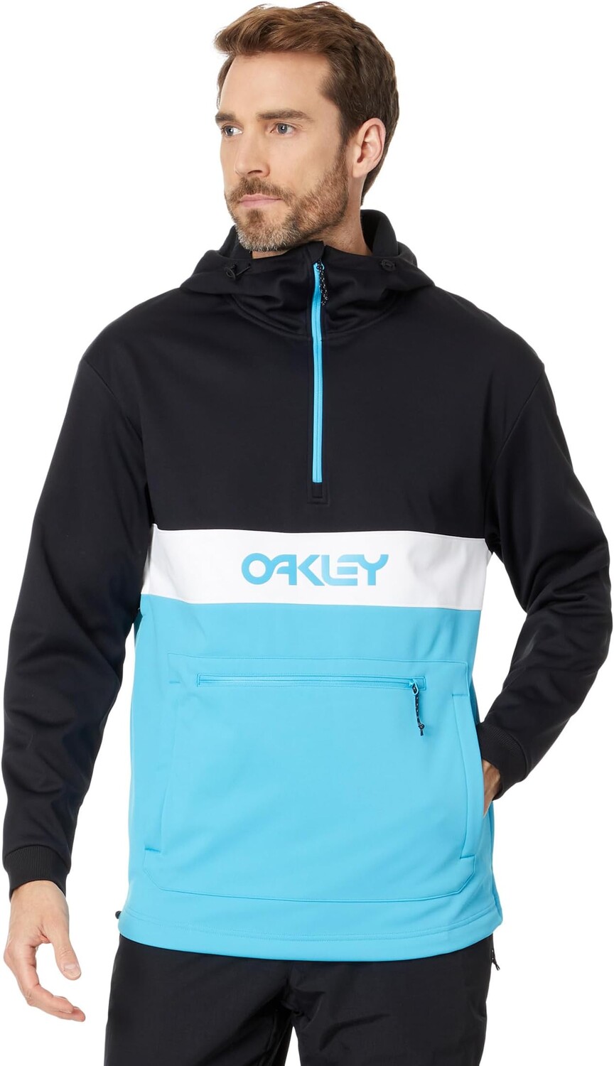 

Толстовка из софтшелла TNP Nose Grab Oakley, цвет Black/Bright Blue