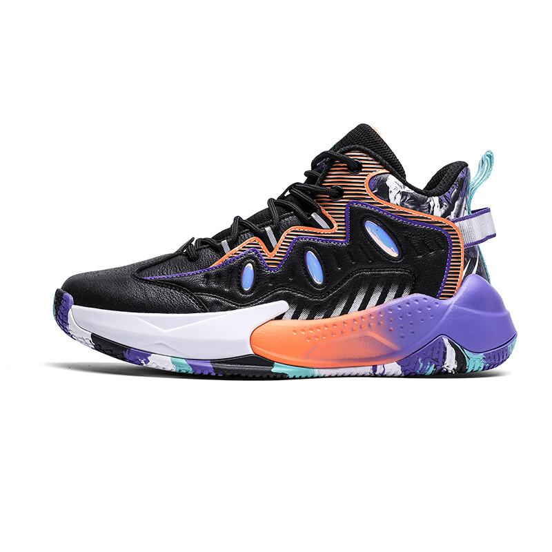 

Баскетбольные кроссовки Basketball Shoes Unisex Low-Top Andezhanmusi, цвет Black orange