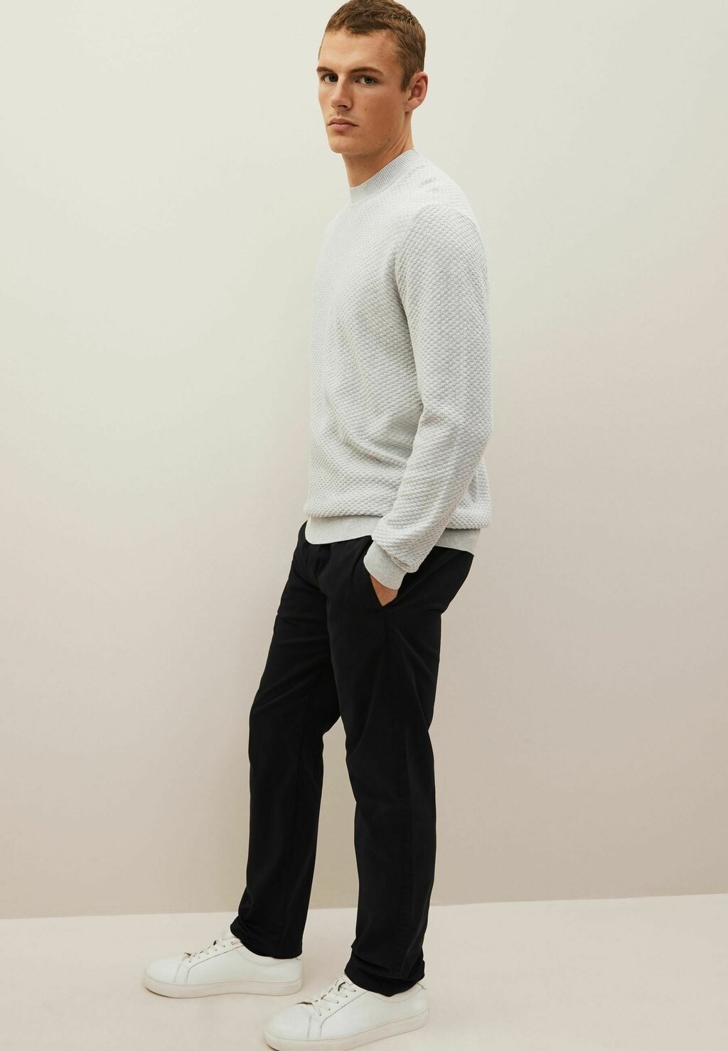 

Брюки Premium Stretch Chino Trousers Slim Fit Next, цвет navy blue
