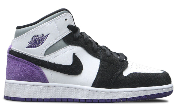 

Кроссовки баскетбольные Nike Air Jordan 1 Mid SE, черный / фиолетовый