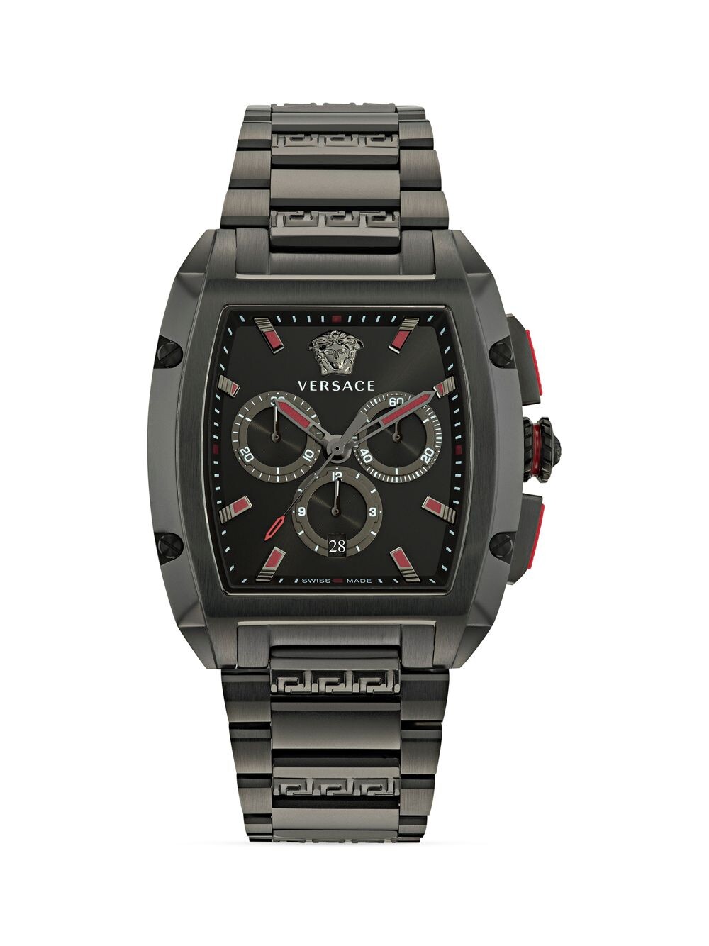 

Часы Versace Dominus из нержавеющей стали цвета бронзы Versace, черный