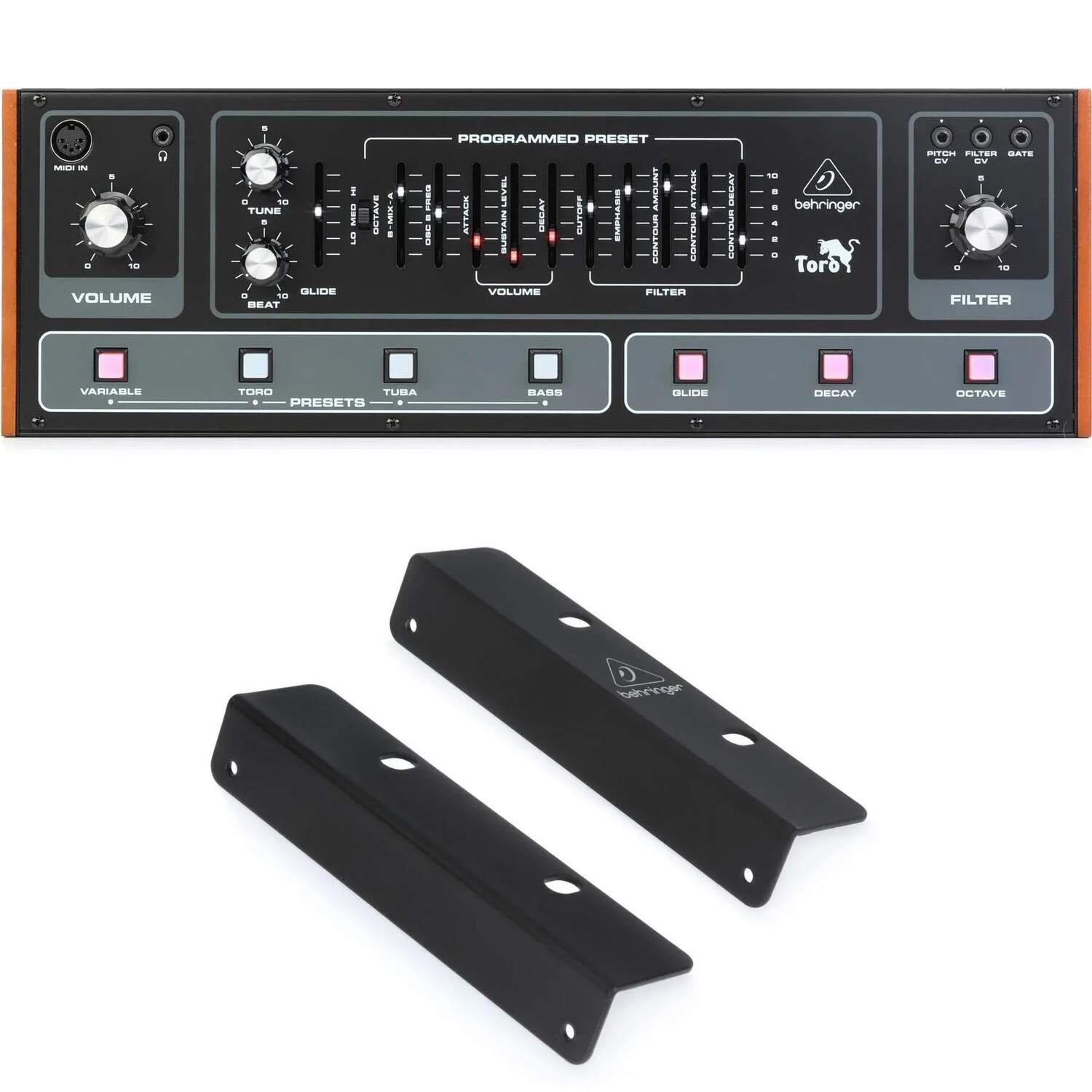 

Новый аналоговый бас-синтезатор Behringer TORO и рэковые уши