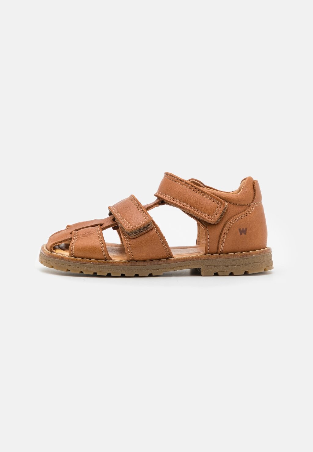 Сандалии с ремешками CLOSED TOE BASSI UNISEX Wheat, цвет cognac