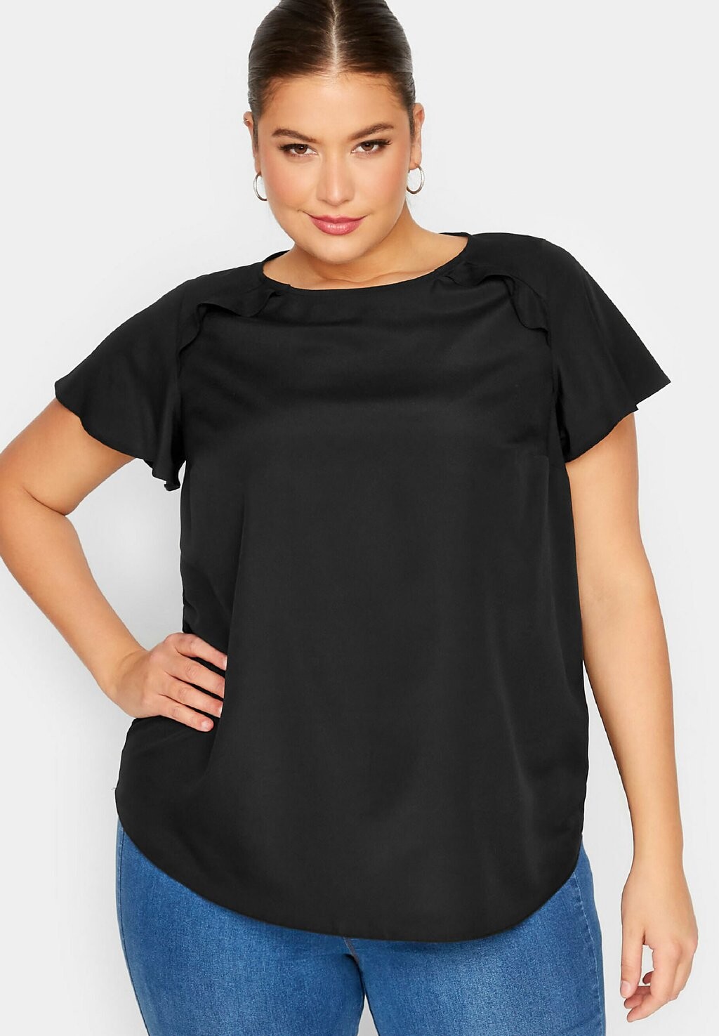 

Блузка Yours Clothing, черный