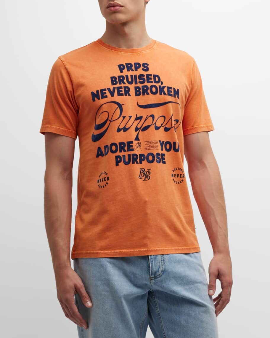 

Мужская футболка Bruised Never Broken PRPS, Оранжевый