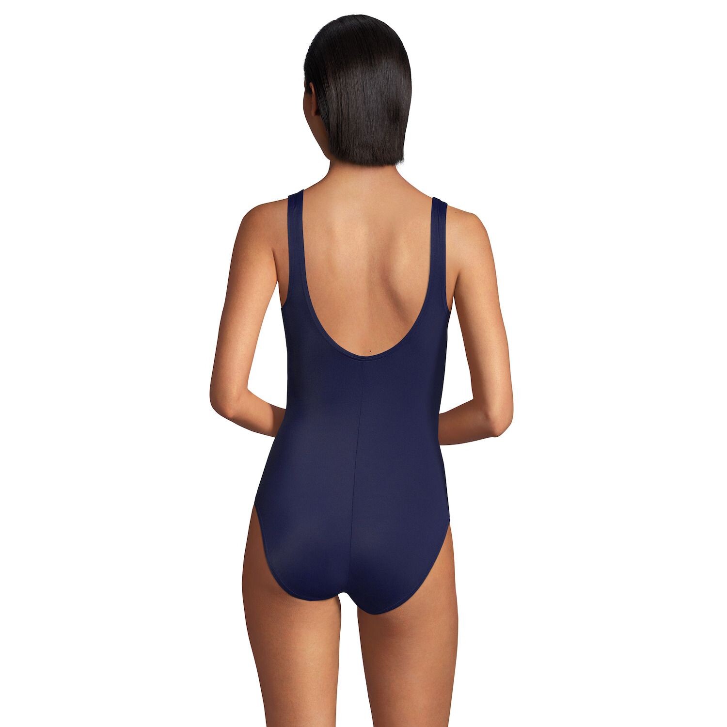 

Женский цельный купальник Lands' End Tugless Sporty UPF 50 Lands' End