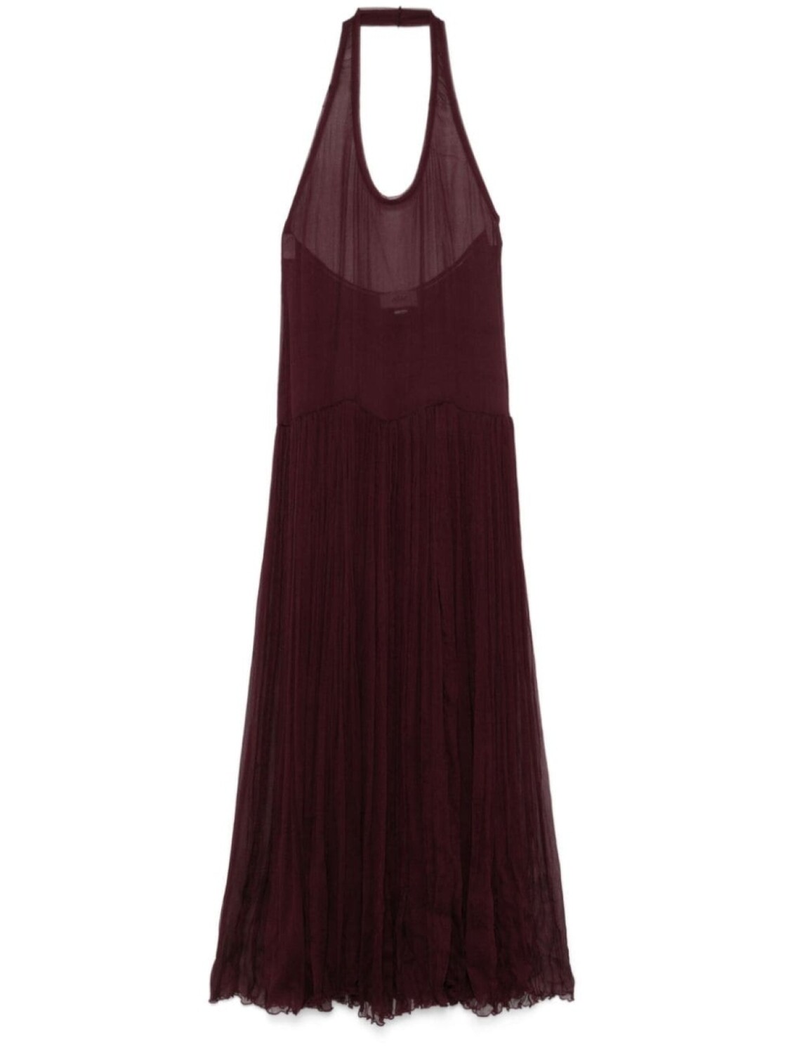 

Atu Body Couture шелковое платье макси, фиолетовый