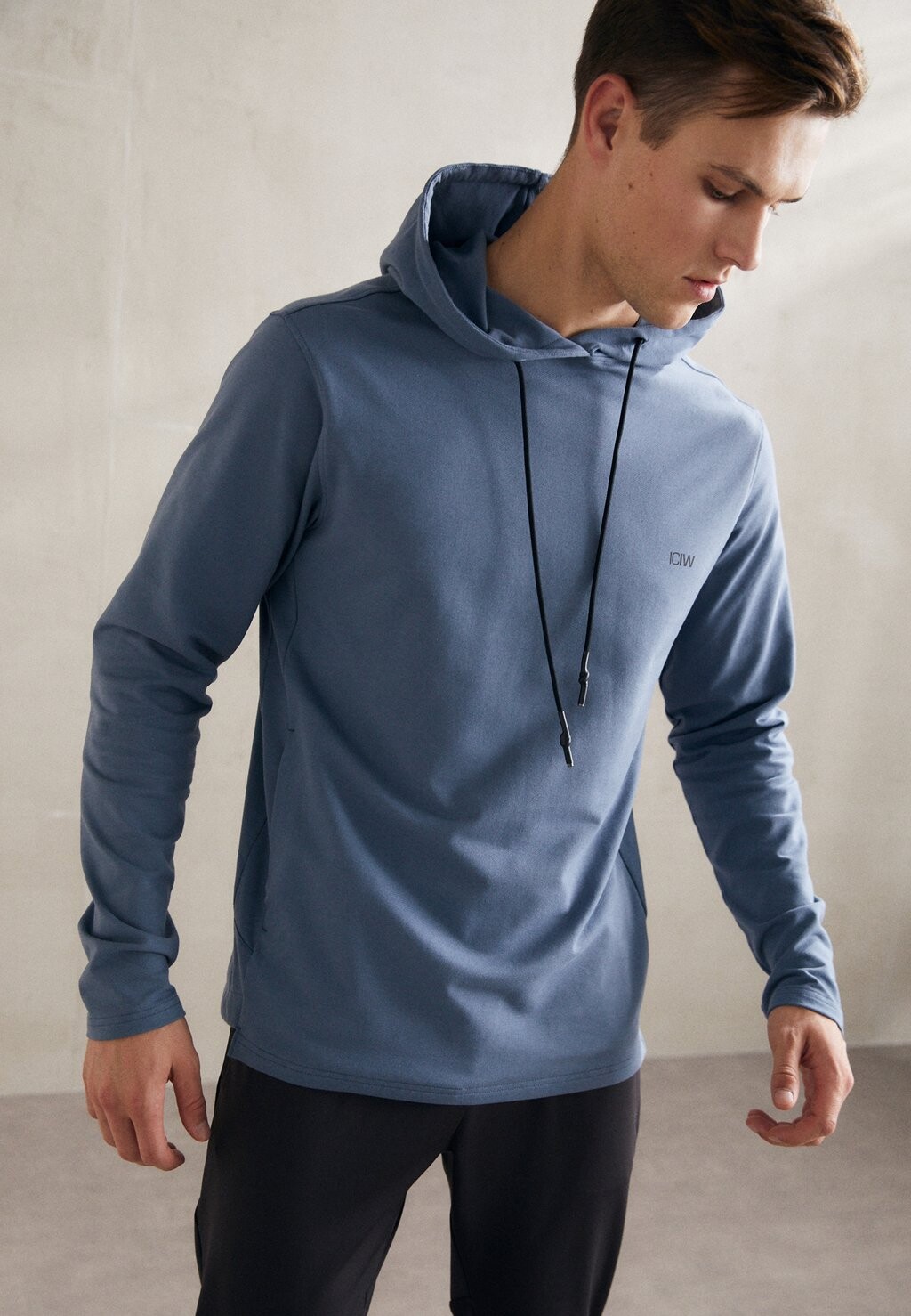 

Толстовка STRIDE HOODIE ICANIWILL, цвет steel blue