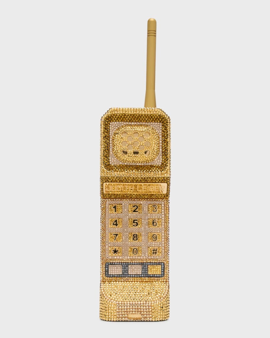

Клатч для телефона Call Me Brick Judith Leiber Couture